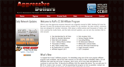 Desktop Screenshot of aggressivedollars.com